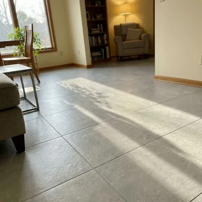Floor tile installation