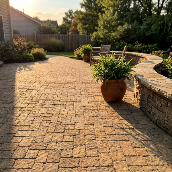 Custom patio installation