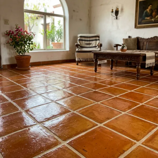 Saltillo tile restoration